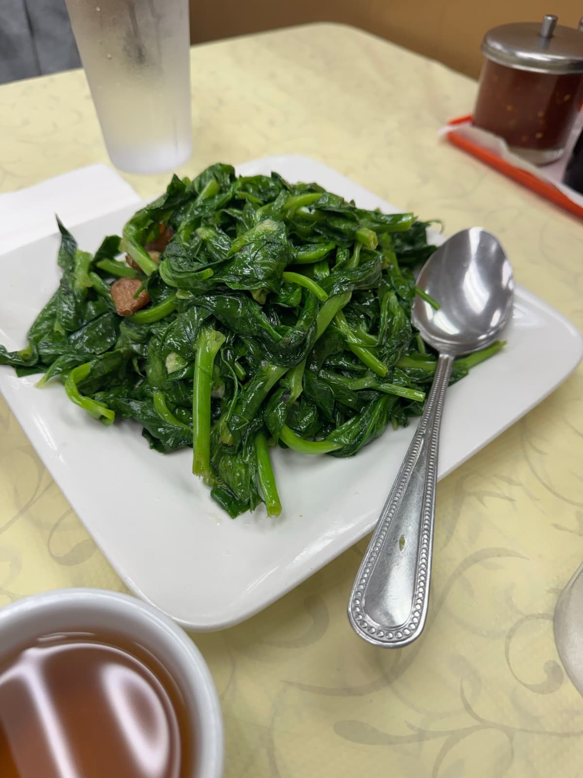 Sautéed Pea Shoots with Garlic