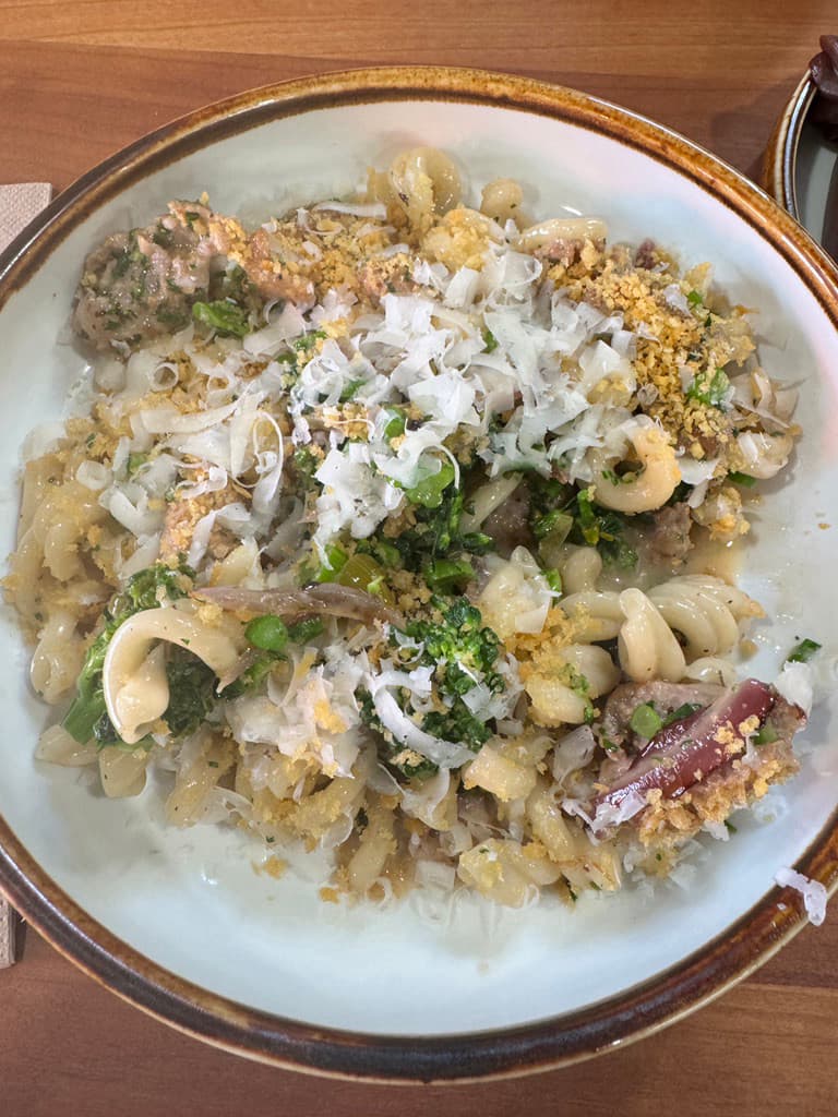 Pasta with Sausage and Broccoli Raab